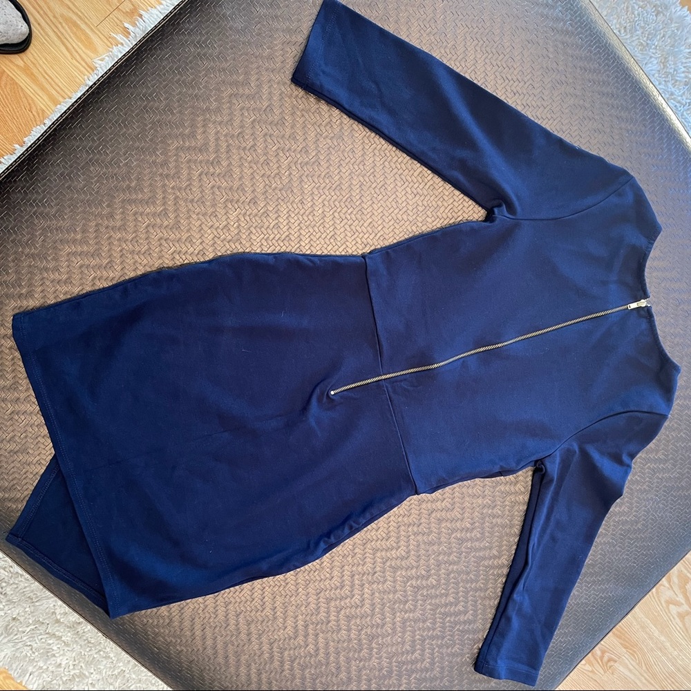 Naked wardrobe blue mini dress size small